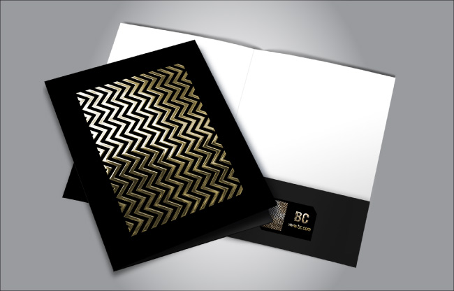 25 Folders per Pack in a Display Box 2 Pocket Presentation Folder/Portfolio Heavy Duty Paper UV Glossy Laminated Gray New Generation 