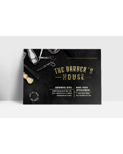 Postcards - Matte Lamination + Raised Metallic Foil