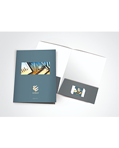 Soft Touch Laminated Presentation Folders